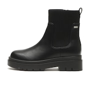 W3069 RIB KNIT BOOTS5 BLACK 714308-0001