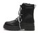W3070　2LACE UP BOOTS 5　BLACK　714309-0001