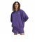 KW0196　W ESS OS CREW LONGFLEECE　VIOLET　715846-0001