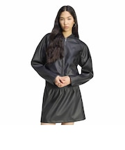 KQ6433 W PLEATHER SST TRACKTOP BLACK/MAROON 716057-0001