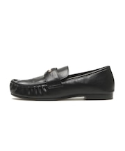 JE-2211　MOCCASIN COIN LOAFERS　BLACK　718950-0001