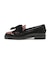JE-1112　VELVET RIBBON LOAFERS　BLACK　718951-0001