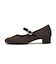 JE-3102　MARY JANE PUMPS 3　BROWN DOT　718948-0002