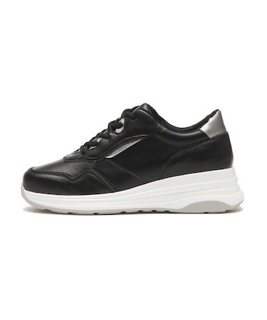 JE-47 PLATFORM BICOLOR SNEAKERS 5.5 BLACK 718942-0001