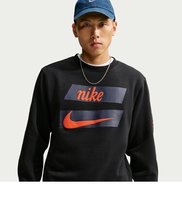 IM5818　M CLUB BB CREW CTB　010BLACK/SFTY O　721263-0001