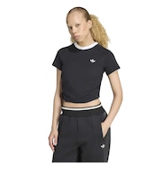 LD8928　W LAYER TEE(JENNIE)　BLACK　716532-0001
