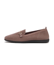 W5091 WOOL KNIT LOAFER PINK BROWN 714487-0002