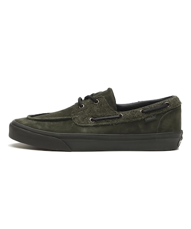 VN000Z96FRN 2-EYELET BOAT SHOE HAIRY SUEDE OBS 712922-0001