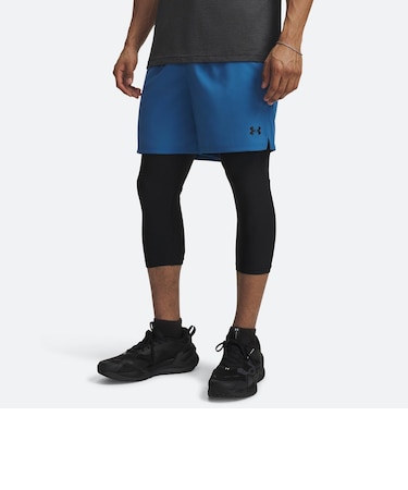 6009865　M UA VANISH WOVEN SHORTS 2.0　001BLK/CRO　719020-0001