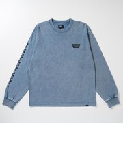 126K1022200　U Punch Hole Full Patch L TEE　BLUE　715655-0003