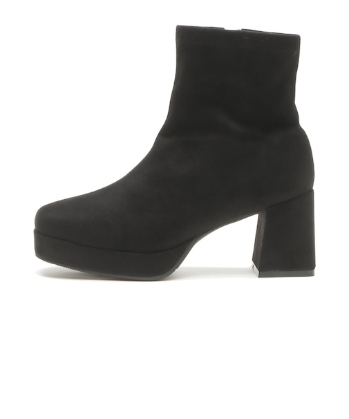 JE-52　STRETCH SHORT BOOTS 7.5　S/BLACK　719996-0002