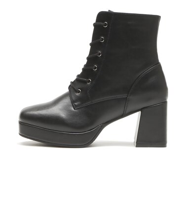 JE-53　LACE UP BOOTS 7.5　BLACK　719998-0001