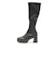 JE-51　STRETCH LONG BOOTS 7.5　BLACK　719997-0001