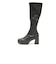 JE-51　STRETCH LONG BOOTS 7.5　BLACK　719997-0001