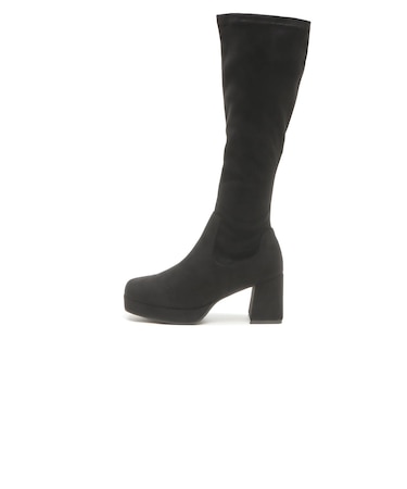 JE-51　STRETCH LONG BOOTS 7.5　S/BLACK　719997-0002