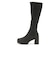 JE-51　STRETCH LONG BOOTS 7.5　S/BLACK　719997-0002
