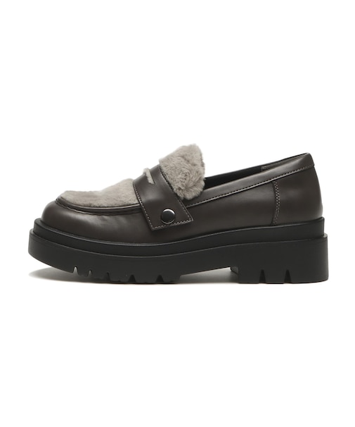 W5084　RUG LOAFER 5.5　GRAY　714569-0003