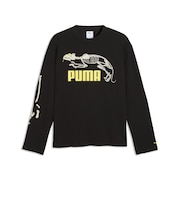 637884　M GRAPHIC SKELETON LONGSLEEVE　01BK　717902-0001