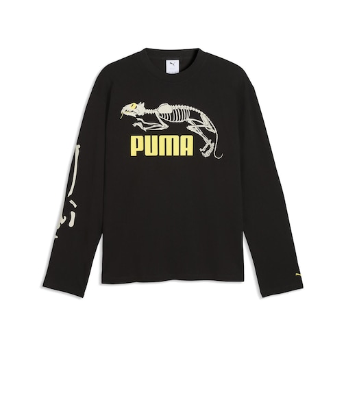 637884 M GRAPHIC SKELETON LONGSLEEVE 01BK 717902-0001