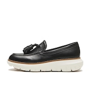 W36400 W ZG REXANNA TASSEL LOAFERS BLACK LEATHER 720526-0001