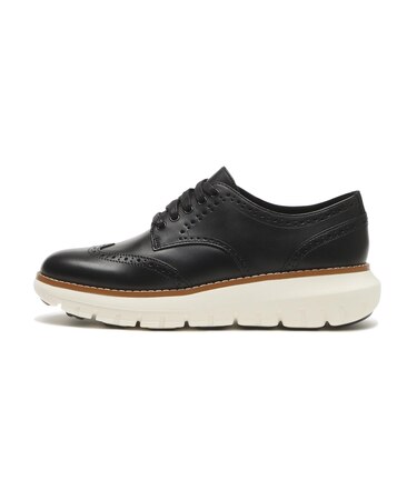 W37405 W ZEROGRAND REXANNA WINGTIP OX BLACK LEATHER 720524-0001