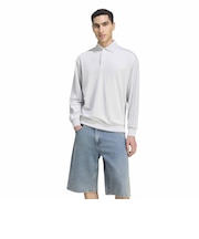 LC5962 U VELOUR LS POLO *LGH SOLIDGREY 716483-0001
