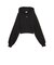 639109　W ESS CROPPED HOODIE TR　01BK　717916-0001
