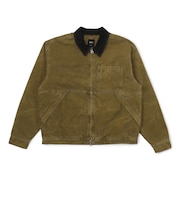 VN000U30OVB Nico Cropped Chore Canvas JKT Olive Brown 715500-0001
