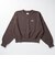 126K3040300　W CHECKER PATCH SWT　BROWN　717830-0003