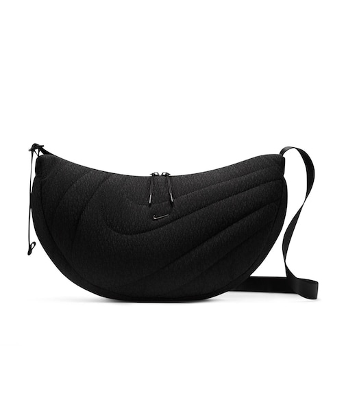 IM1644　U AURA L CRESCENT CROSSBODY　010BLACK/SMBLED　721391-0001