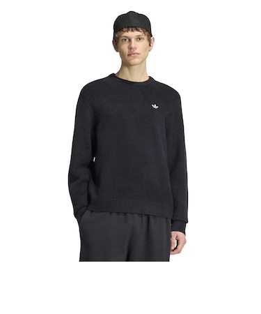 KS4891　M TRF ESS FULLY KNIT SWEAT　BLACK　715691-0001