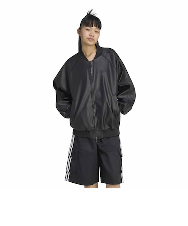 KQ6435 W PLEATHER SST OVERSIZED TT BLACK/MAROON 716059-0001