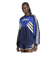 KR7014 W GARMENT WASHED GRAPHIC CREW BBLUE/NINDG 716412-0001