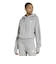 IA4450　W ESS KNIT HOODIE　MGREYHEATHER　716034-0001