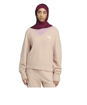 KR9175 W ESS KNIT SWEATSHIRT WONDERTAUPE 716428-0001