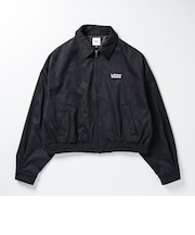 126K3090701 W EMBROIDERY ZIP BLOUSON BLACK 717834-0001