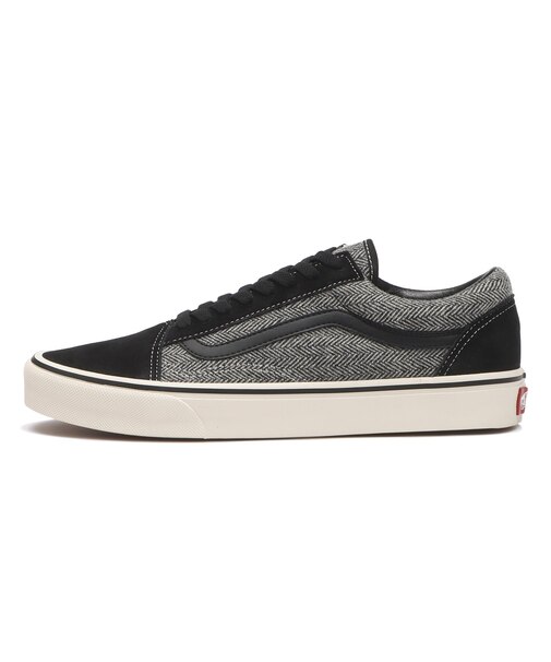V36CF TWEED　OLD SKOOL　BLACK　714555-0001