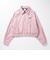 126K3090701　W EMBROIDERY ZIP BLOUSON　DUSTY PINK　717834-0003