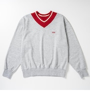 126K7040401 M V-neck Sweat GRAY 717841-0002
