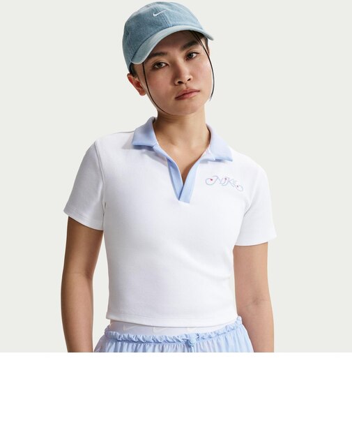 IR7565 W SS POLO CRP TOP 100WHITE 712877-0002