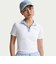IR7565　W SS POLO CRP TOP　100WHITE　712877-0002