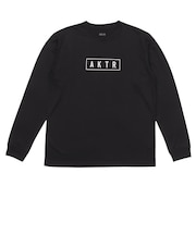524-005005 BASIC AKTR LOGO L/S SPORTS TEE BLACK 715181-0002