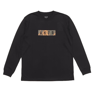 226-026005 THUNDERBOLT BOXLOGO SP L/S TEE BLACK 715184-0002