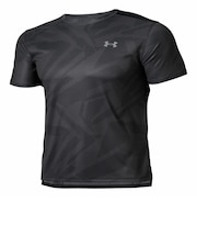 6012737　M UA SPEED STRIDE PRINTED SS T　001BLK　707896-0001