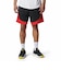 6012512　U UA NEXT GEN LOGO SHORTS　002BLK/RED　719021-0002