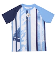786253　MCFC WARM UP JERSEY JR　06WH/B.BLUE　718357-0001