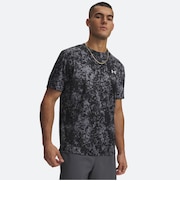 6013793　M UA TECH PRINTED S S T-SHIRT　001BLK/WHT　719022-0001