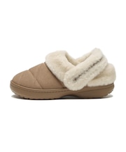 214038-2EY　UNFRGTBLE QUILTED VEGAN SUEDE　SEPIA　715633-0001