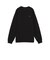 529859　W CLOUDSPUN CREW NECK　01BK　718321-0001