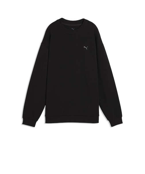 529859　W CLOUDSPUN CREW NECK　01BK　718321-0001